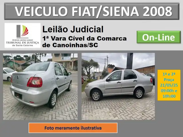 Leilão Judicial 1ª Vara Civel de Canoinhas
