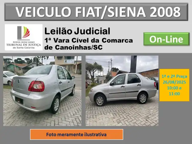 Leilão Judicial 1ª Vara Civel de Canoinhas