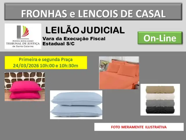 Leilão de fronhas e Lençol