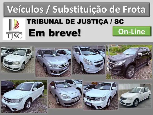 Leilão de veículos do Tribunal de Justiça de Santa Catarina
