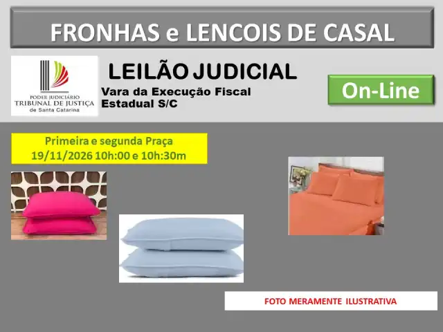 Leilao de cama mesa e banho