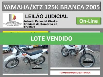 LOTE 001 - motocicleta yamaha/XTZ 125K