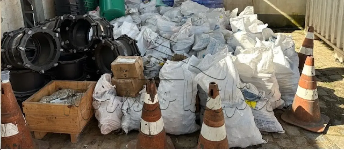 LOTE 001 - MATERIAL HIDRÁULICO COM DIVERSAS PEÇAS