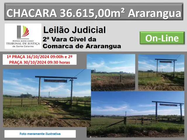 Leilão Imóvel municipio Ararangua