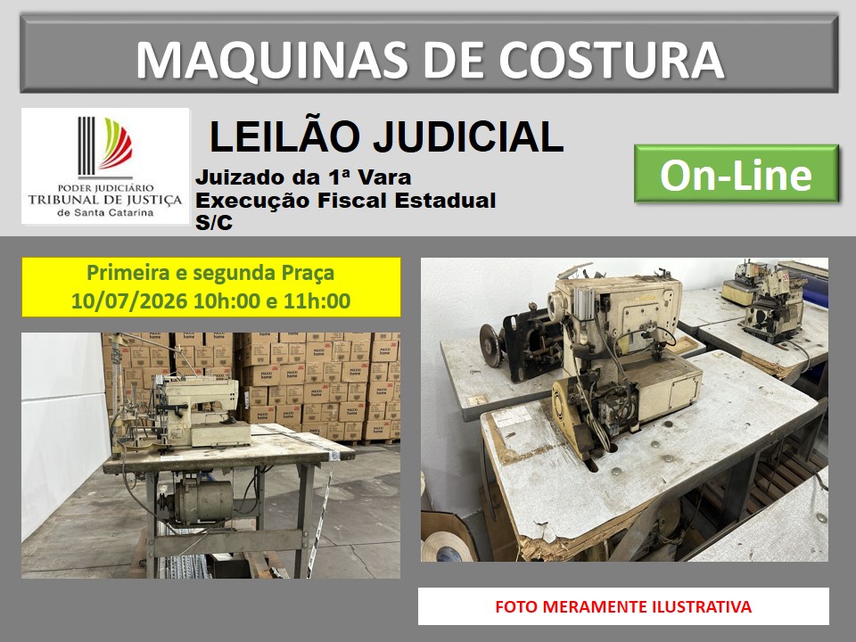 Leilão Judicial 1ª Vara Execução Fiscal Estadual