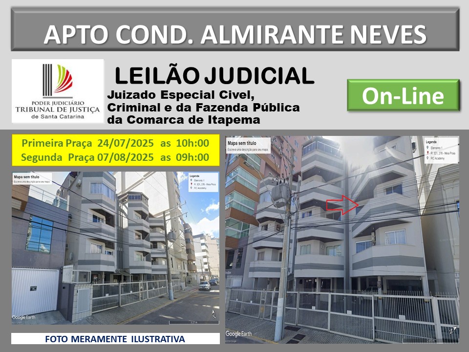 Leilão apto Itapema